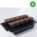 10 Pot Hydroponic VersaGrow Drip System assembled top view