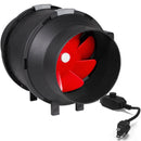 Climate Control Yield Lab 6 Inch Pro Series Fan with Speed Controller- 390 CFM front