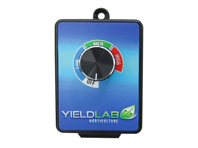 Yield Lab In-Wall Duct Fan Motor Speed Controller front straight on 