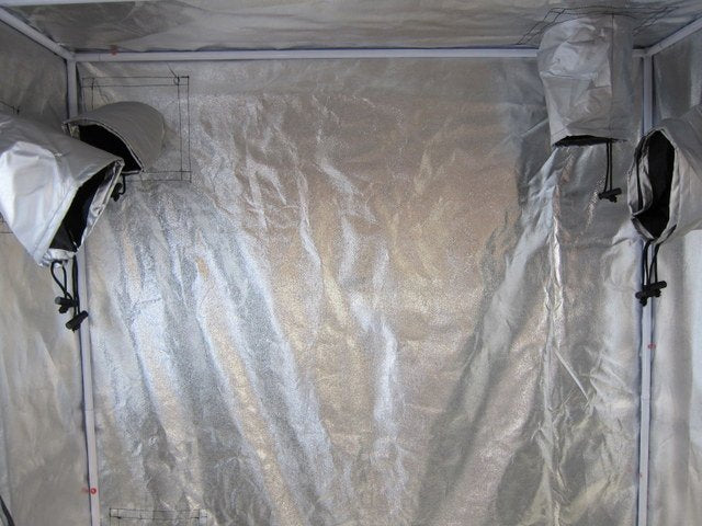 Yield Lab 48” x 24” x 60” Reflective Grow Tent duct ports