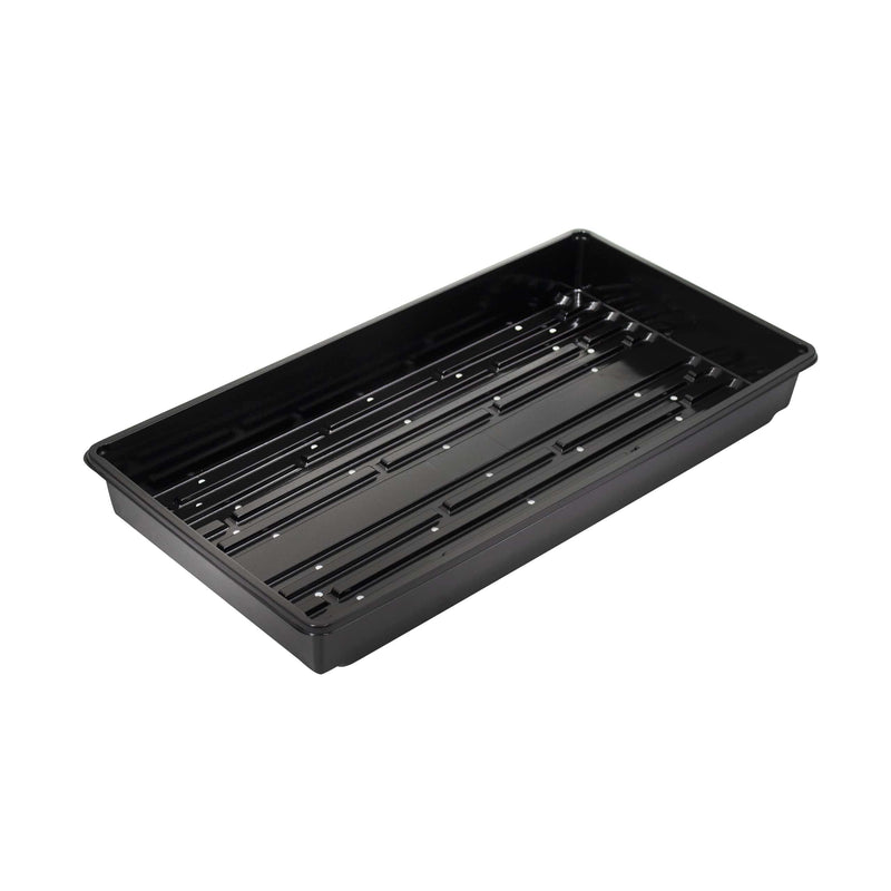 Propagation Yield Lab 10 x 20.75 inch Propagation Tray with Holes - 100 Pack side angled