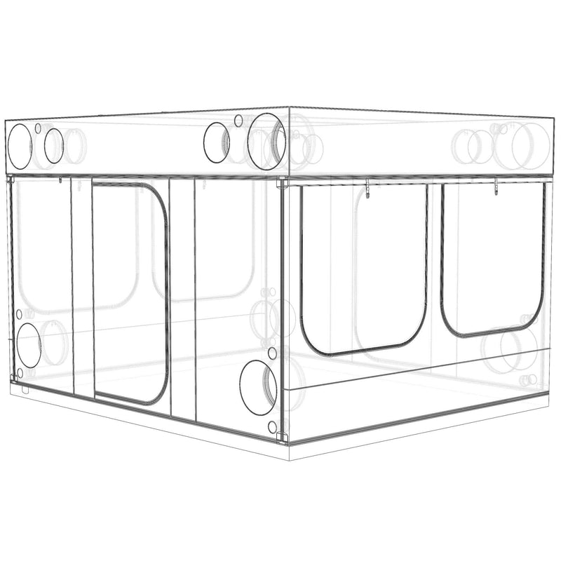 Grow Tents INT300 Height Option 24 inches diagram