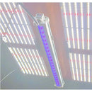LED Grow Light Horticulture Lighting Group HLG 30 UVA Supplement LED Bar Light Closeup