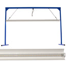 Yield Lab 22W Full Spectrum 4 Foot 1 Bulb LED Grow Light Bar with Stand close up of light