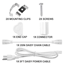 Lightech 15W 2' T8 6500K LED Grow Light included components