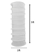 Harvest Yield Lab 2ft 8 Layer Hydroponic Herbal Hanging Dry Net without clips dimensions