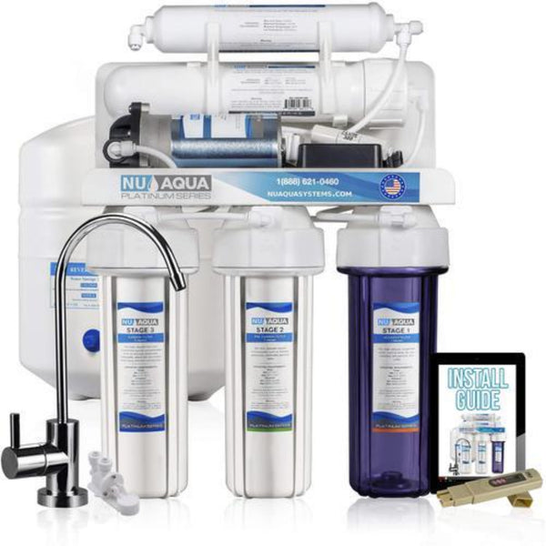 Reverse Osmosis System Nu Aqua Stage 5 with Pump Main