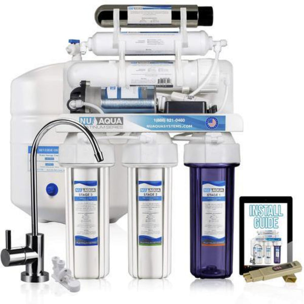 Reverse Osmosis System Nu Aqua Stage 6 UV With Pump Main