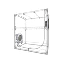 Grow Tents Secret Jardin Dark Propagator 90 v4.0 (3' x 2' x 3 1/3') diagram