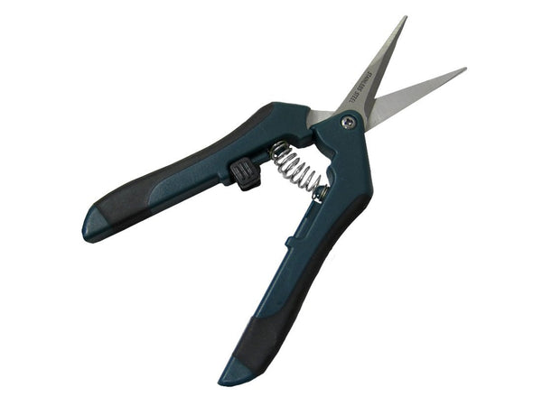 Harvest Floral Curved Blade Trimming Shears laying flat
