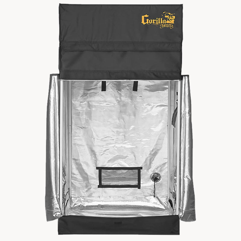 Gorilla Grow Tent SHORTY 3' x 3' front of tent openHorticulture Grow Tent Gorilla Shorty 3x3 Front