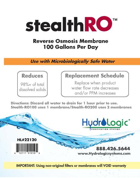 Growing Essentials Hydrologic Stealth Reverse Osmosis Replacement Membrane