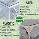 Yield Lab 48” x 24” x 60” Reflective Grow Tent connectors