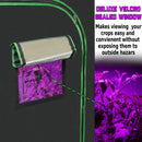 Yield Lab 32” x 32” x 63” Reflective Grow Tent window features