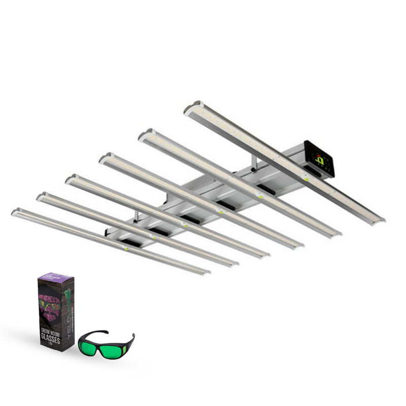 LED Grow Light Electrivo 630W Main with Glasses