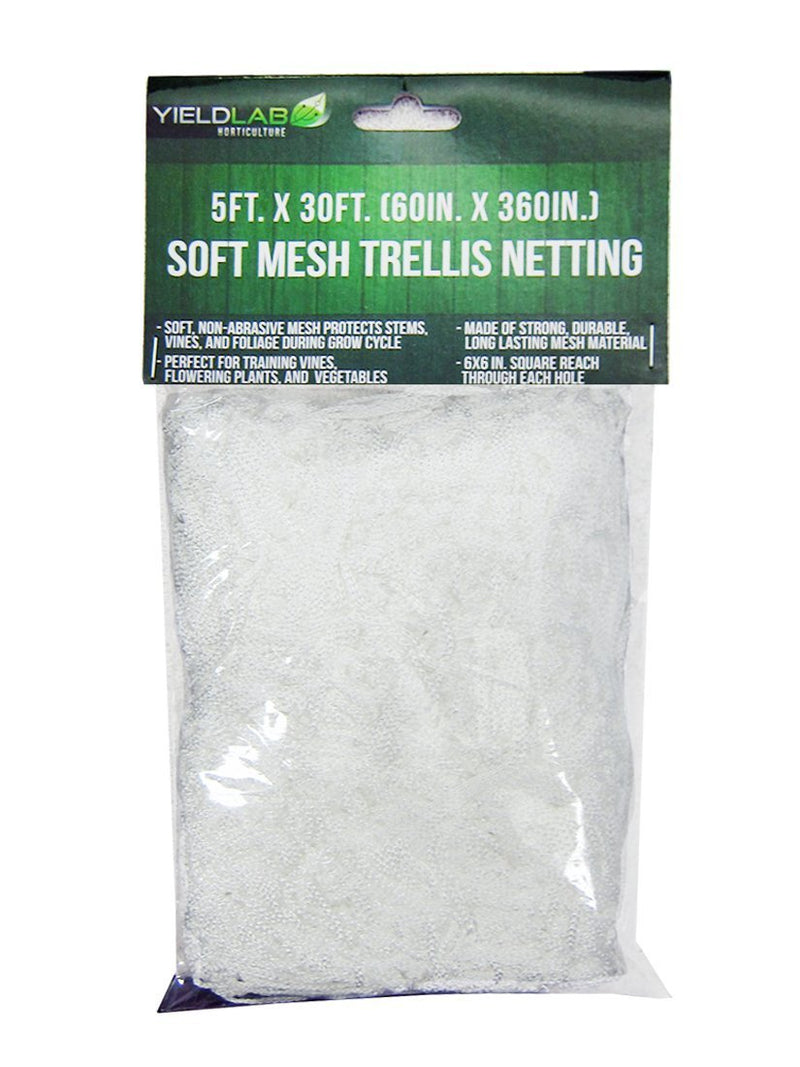 Yield Lab 5ft. x 30ft (60 in x 360 in) Soft Mesh Trellis Netting