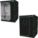 Yield Lab 60" x 60" x 78" Reflective Grow Tent front open and closed