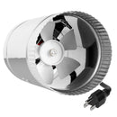 Climate Control Yield Lab 4” Booster In-Line Duct Fan opening close up 