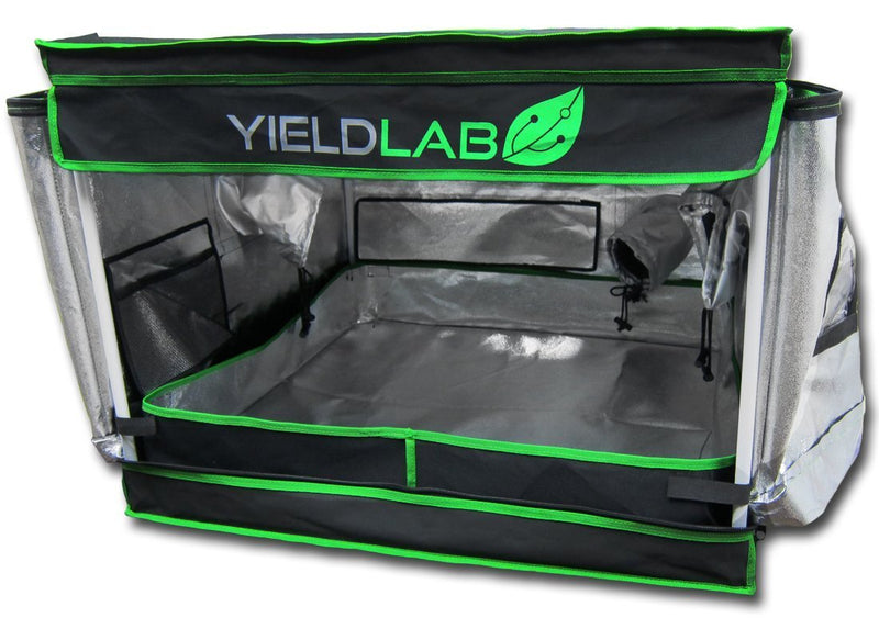 Yield Lab 32" x 32" x 24" Reflective Grow Tent front open
