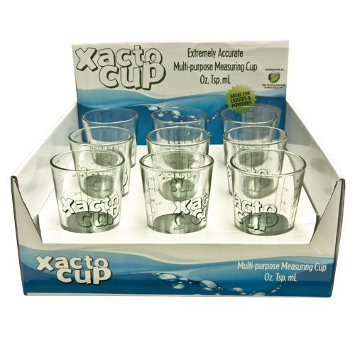 Growing Essentials Xacto Cup Display w/ 9 glasses in display package