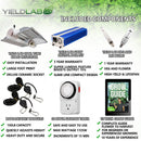 Yield Lab 600W HPS+MH Cool Tube Hood Reflector Grow Light Kit included components