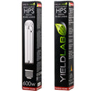 Grow Lights Yield Lab HPS 600w Lamp HID Bulb front and back of box