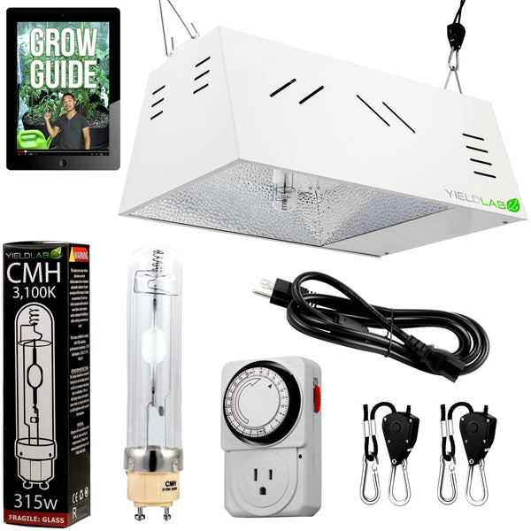 Yield Lab Professional Series 120 220v 315w All In One Hood CMH Complete Grow Light Kit