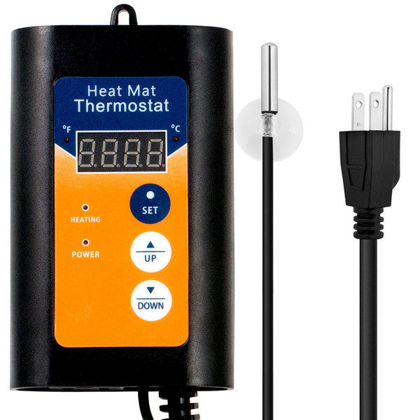 Propagation Yield Lab Heat Mat Thermostat Temperature Controller front with plug